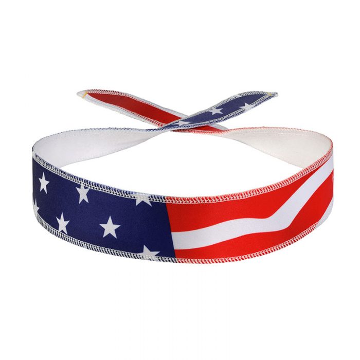 USA Flag Halo I Headband front view