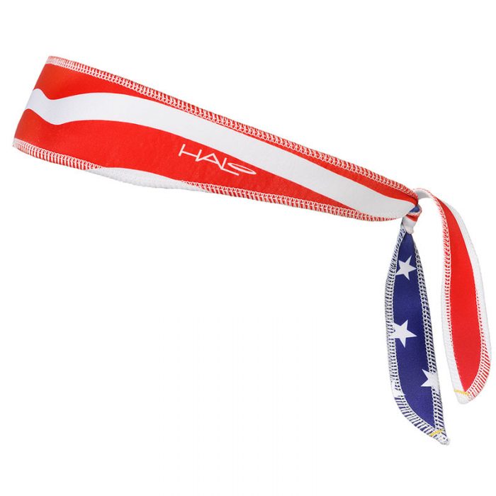 USA Flag Halo I Headband left side